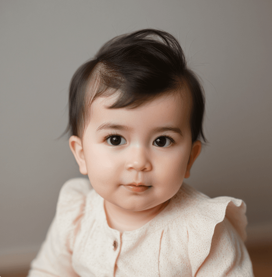 Blended into a baby girl